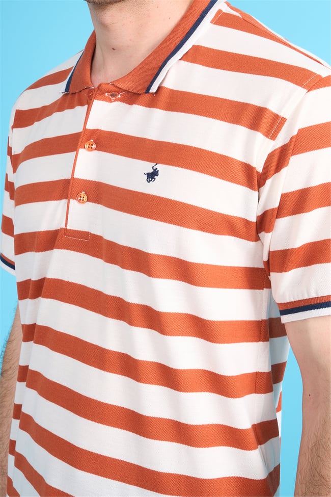 Çetinkaya Chester Polo 4738 Polo Yaka Regular Pike T-shirt Kiremit