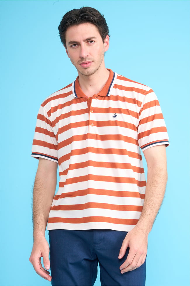 Çetinkaya Chester Polo 4738 Polo Yaka Regular Pike T-shirt Kiremit