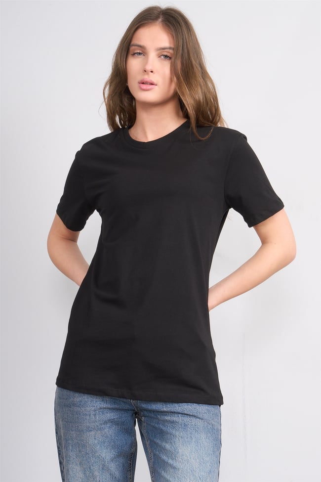 C.K Y26 3264 Fithit Byn B.Yk 30/1 Penye Basic Regular T-shirt Siyah