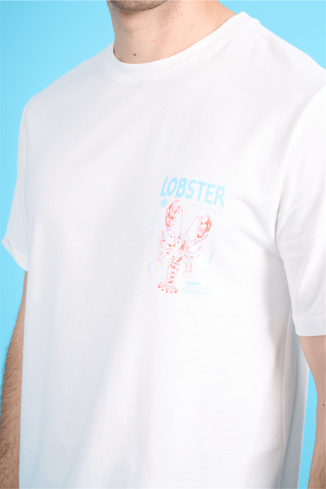 Çetinkaya Mentality 4210 Bisiklet Yaka Regular Baskılı T-shirt Krem