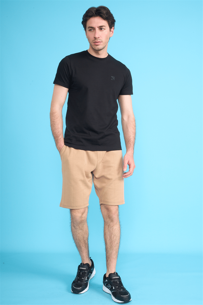 Çetinkaya Mentality 4529 Bisiklet Yaka Regular Modelli T-shirt Siyah