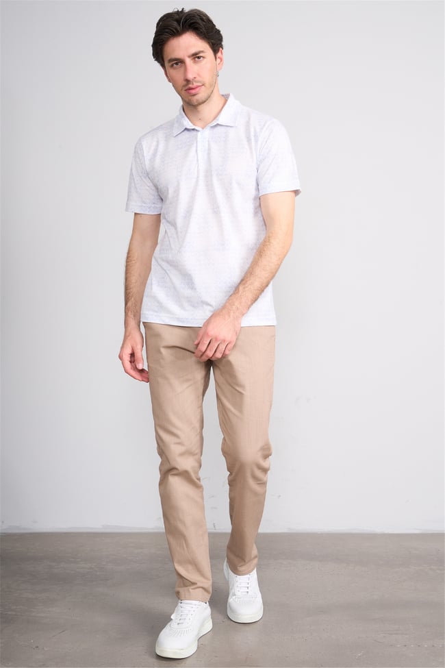 Çetinkaya Mentality 4772 Polo Yaka Regular Micro İnterlok T-shirt Mavi 2