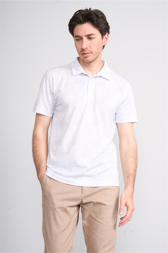 Çetinkaya Mentality 4772 Polo Yaka Regular Micro İnterlok T-shirt Mavi 2