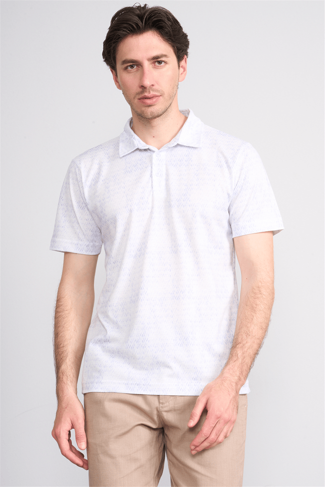 Çetinkaya Mentality 4772 Polo Yaka Regular Micro İnterlok T-shirt Mavi 2