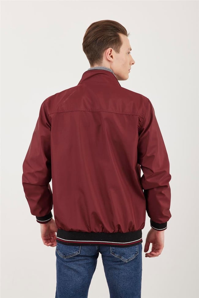 Çetinkaya Chester Polo 7342 Bordo Bondit Dik Yaka Mont