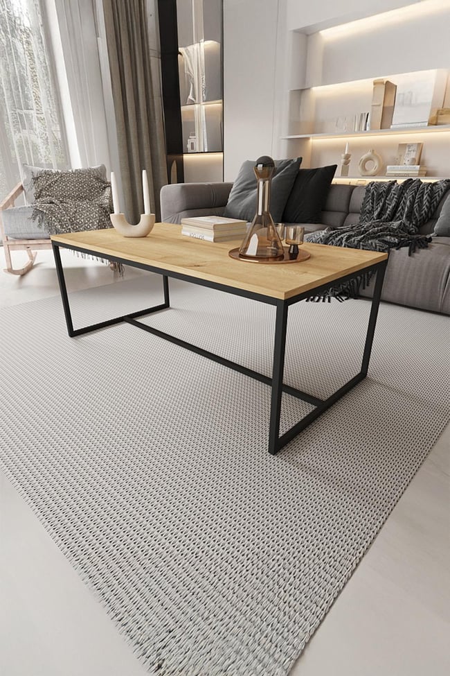 Deconode Alpine Orta Sehpa Siyah-Çam DN1100SÇ