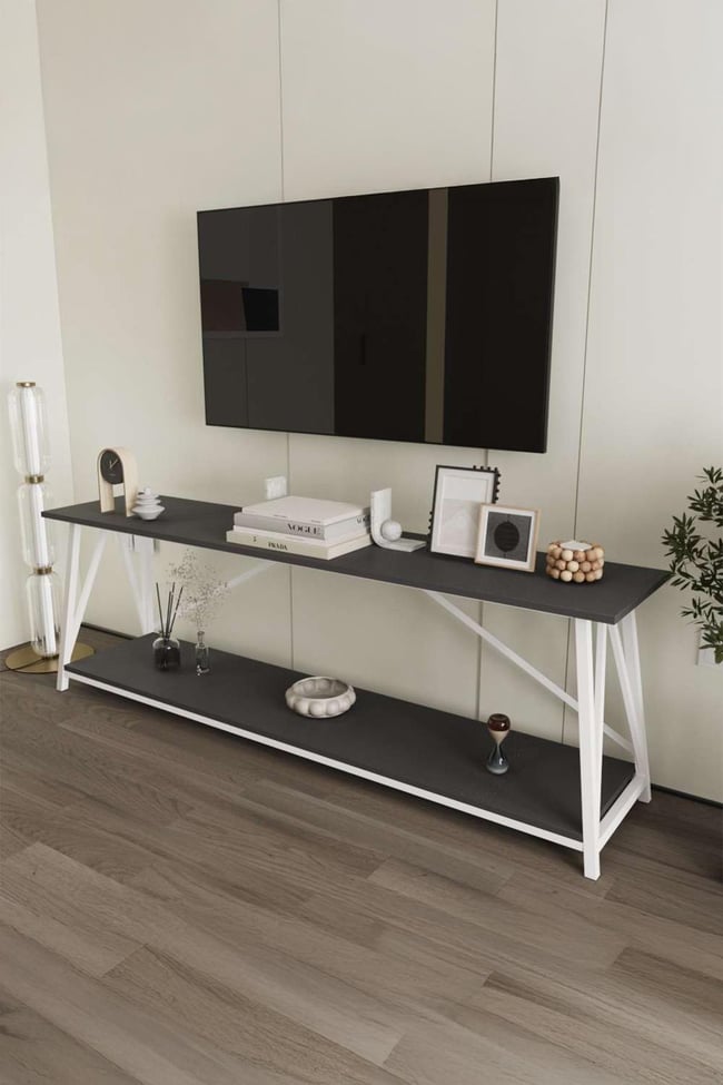 Deconode Horizon Konsol Beyaz-Antrasit DN1062BA