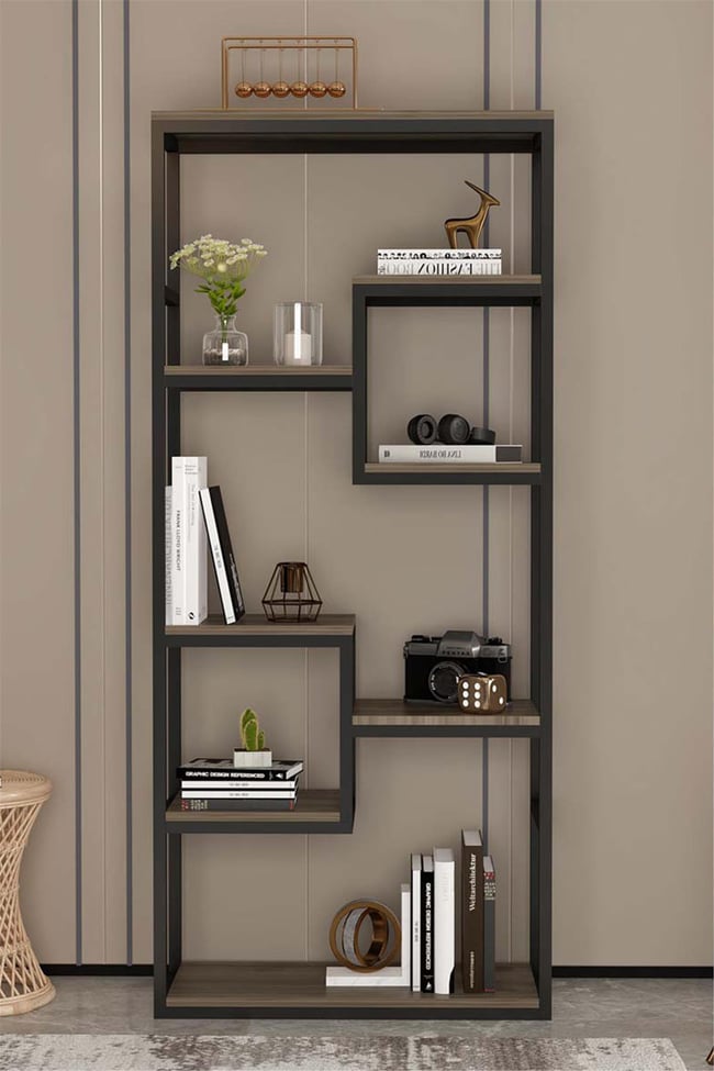 Deconode Labirent Kitaplık Kahverengi DN1019K