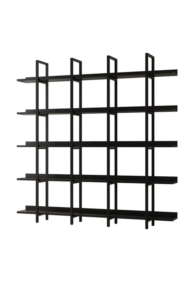 Deconode Loft Kitaplık Siyah-Antrasit DN1074SA