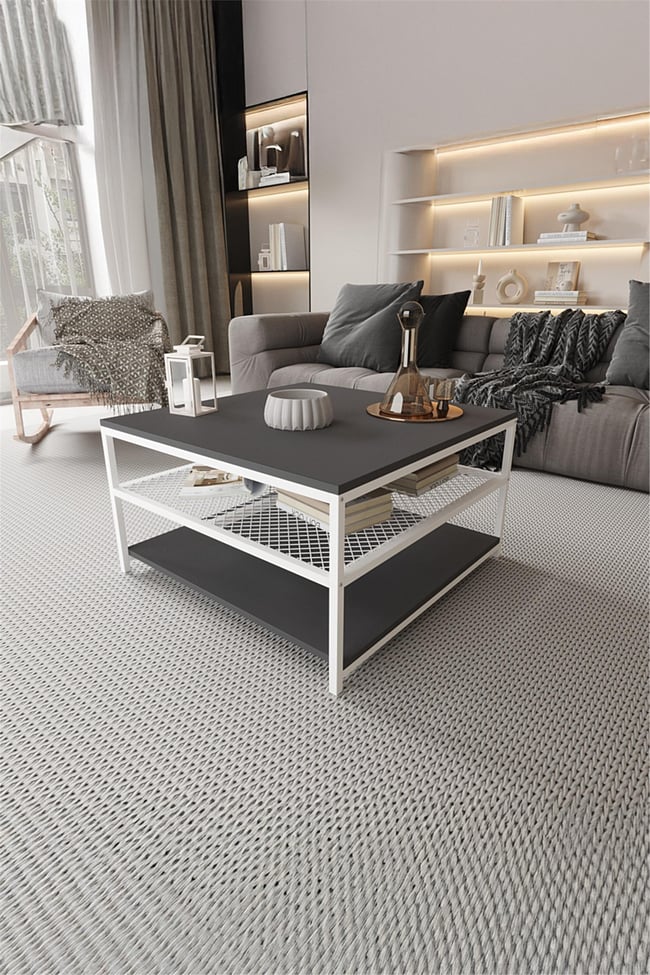 Deconode Mirage Orta Sehpa Beyaz-Antrasit DN1045BA