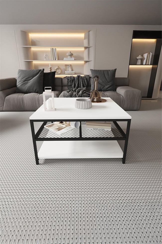 Deconode Mirage Orta Sehpa Siyah- Beyaz DN1045SB