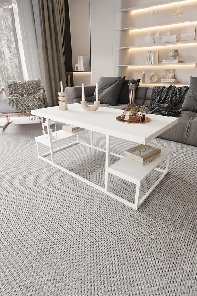 Deconode Serenade Orta Sehpa Beyaz- Beyaz DN1080BB