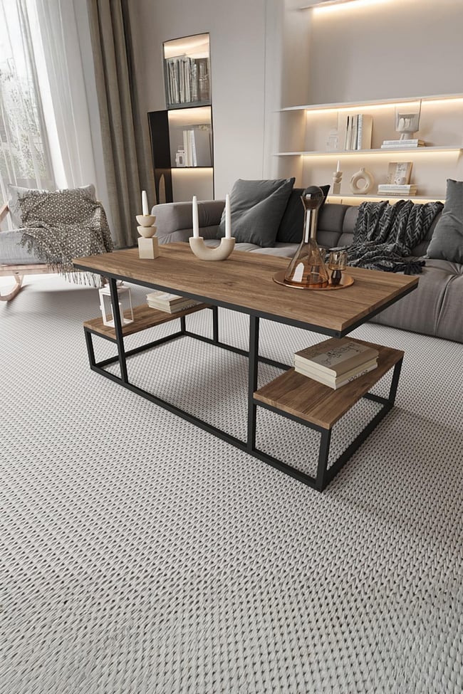 Deconode Serenade Orta Sehpa  Siyah-Kahverengi DN1080SK