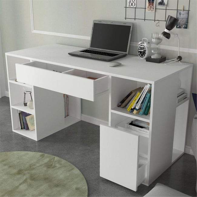 Dekorister Diamond Çalışma Masası Beyaz