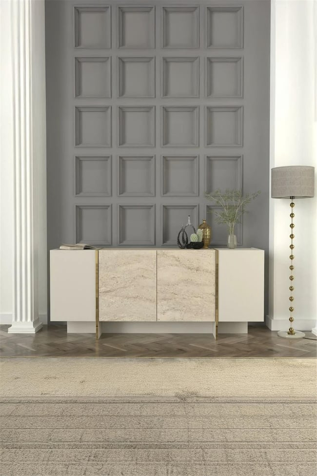 Dekorister Exclusive Veyron Konsol Kumtaşı-Traverten