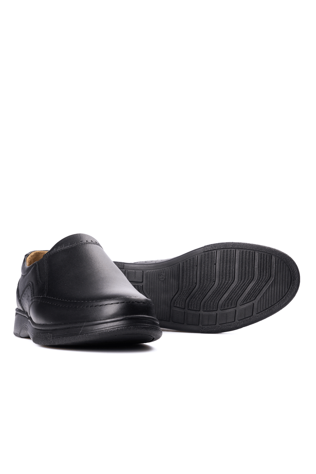 Dikicier 402 Siyah Erkek Comfort Ayakkabı