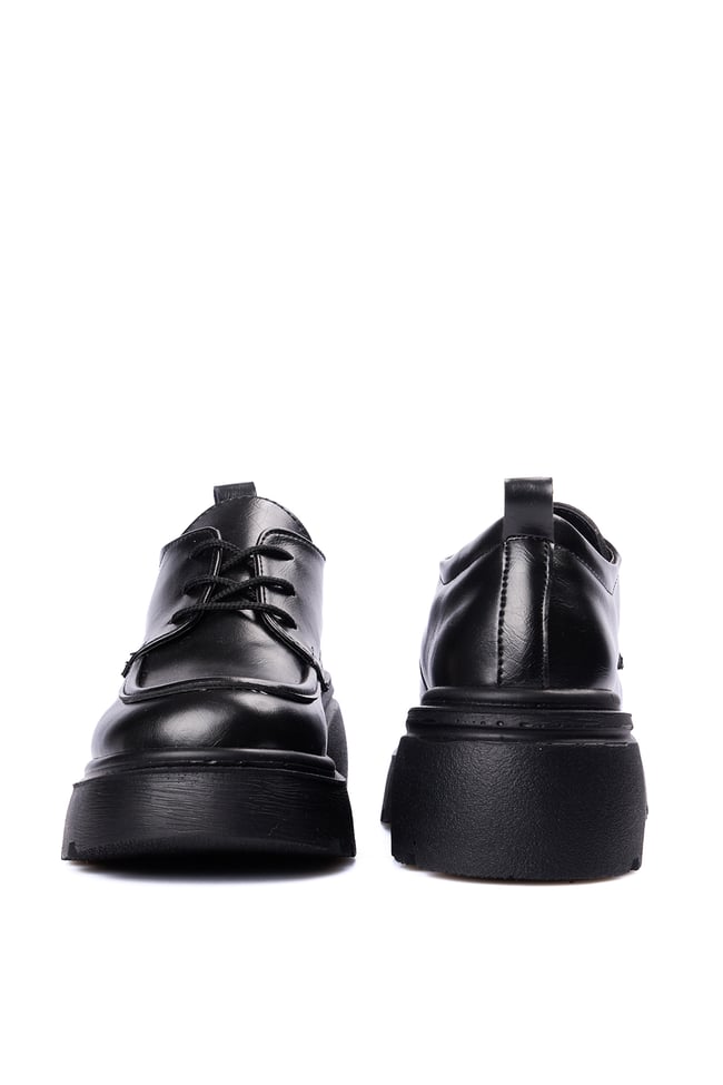 Divamod 2650 Siyah Kadın Loafer Ayakkabı