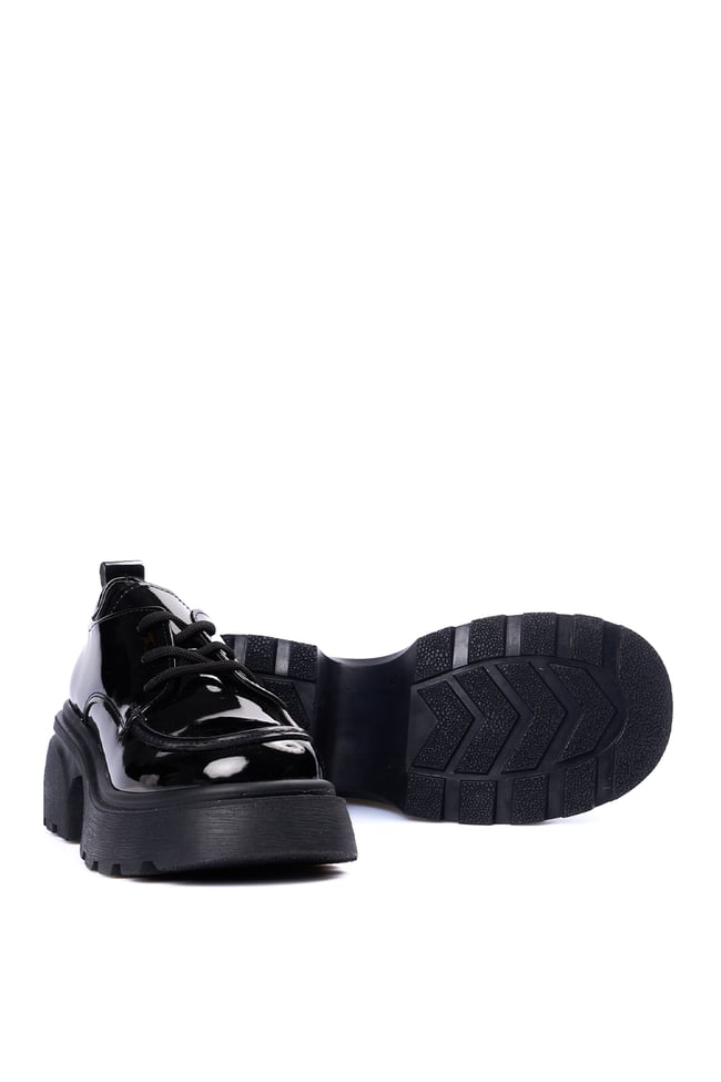Divamod 2650 Siyah Rgn Kadın Loafer Ayakkabı