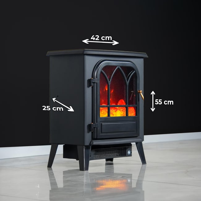 DLC Flamix Deo Ayaklı Şömine 1950 Watt SF-1418