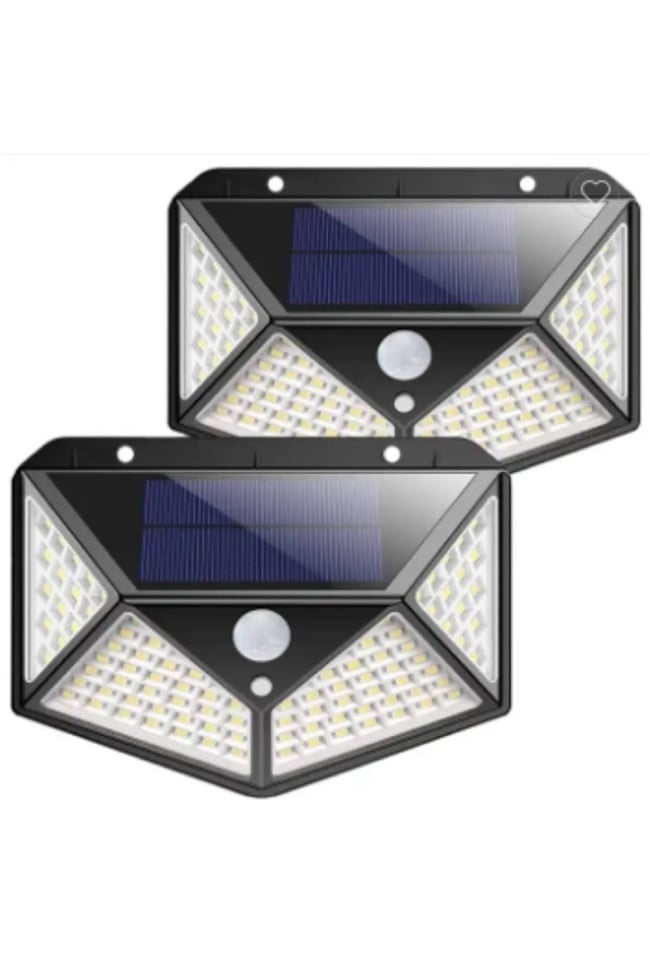DLC Solar Panel Sensörlü 100 Led Duvar Apliği (OS070)
