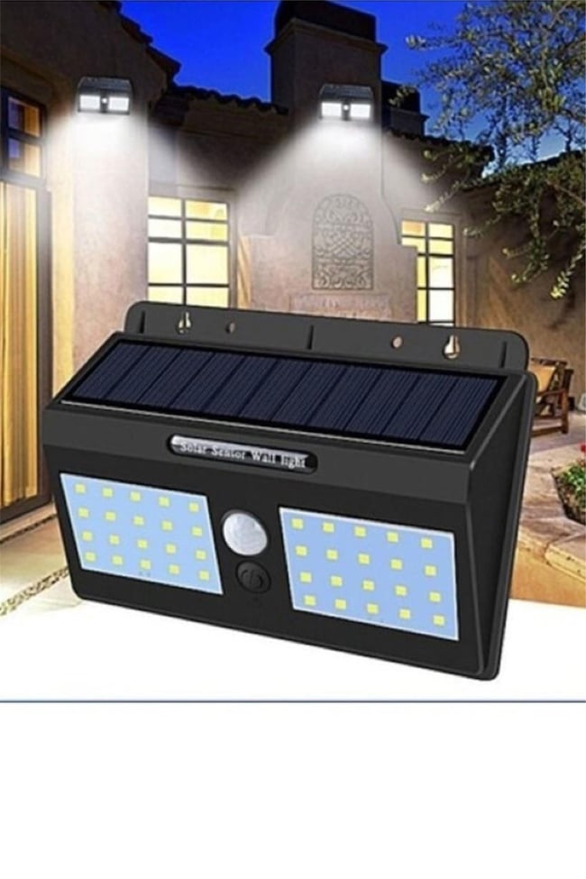DLC Solar Panel Sensörlü 40 Led Duvar Apliği (OS022SMD2)