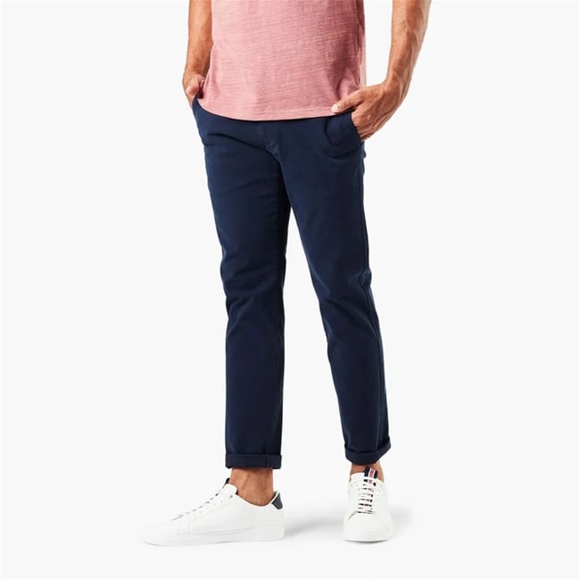 Dockers 7576300120 400 Blue Erkek Smart 360 Flex Ultımate Skınny Fıt Chıno Pantolon