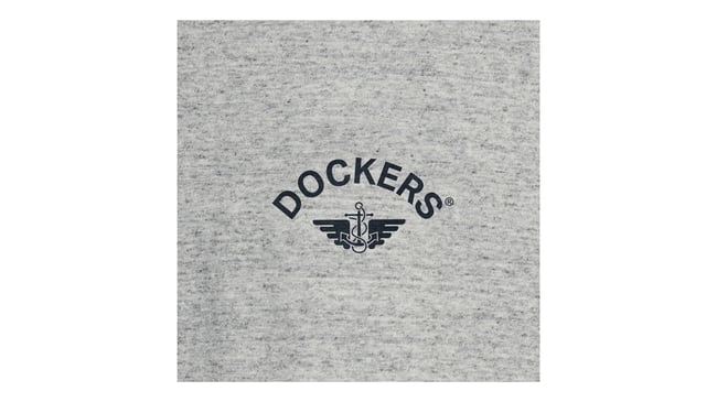 Dockers A110301310 25G Grey Erkek Grafık Logo Slım T-Shırt