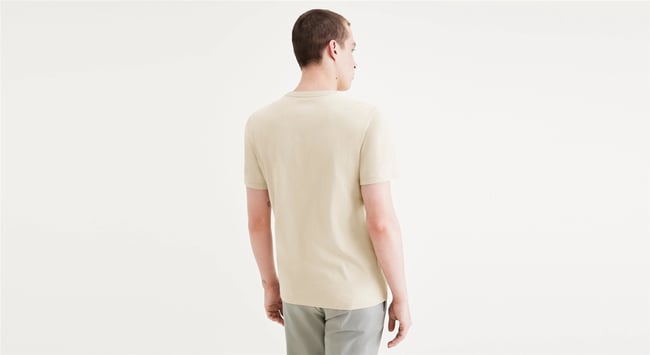 Dockers A110301940 614 Beıge Erkek Grafık Logo Slım T-Shırt