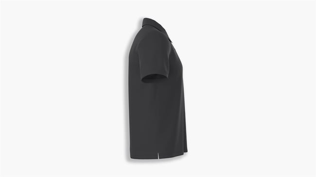 Dockers A115900000 001 Black Erkek Rıb Collar Slım Polo T-Shırt