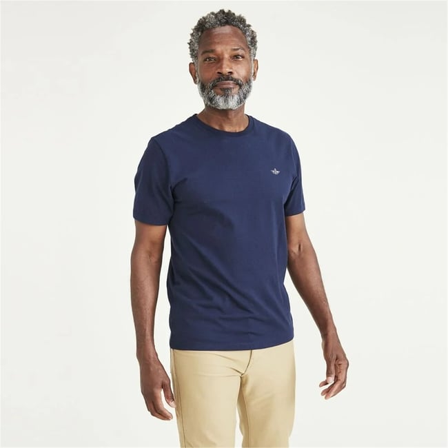 Dockers A314300030 400 Blue Erkek Bısıklet Yaka Slım T-Shırt