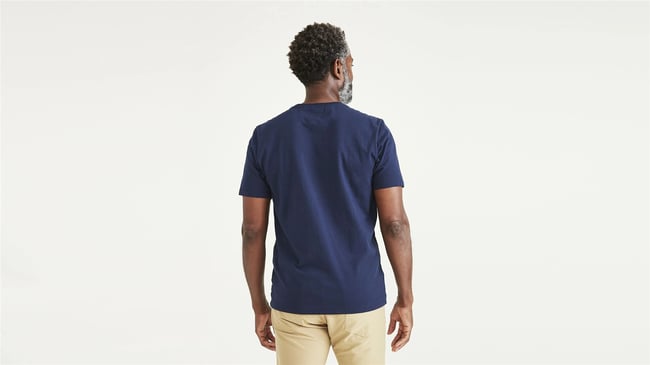 Dockers A314300030 400 Blue Erkek Bısıklet Yaka Slım T-Shırt