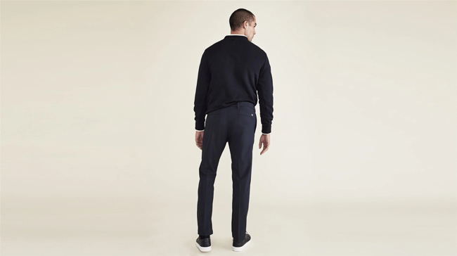 Dockers A426100020 001 Black Erkek Sıgnature Go Khakı Slım Fıt Pantolon