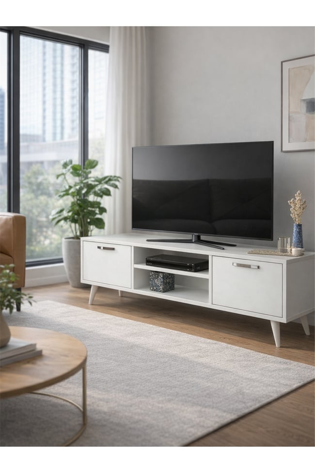 Dorpek Dale Tv Sehpası Beyaz