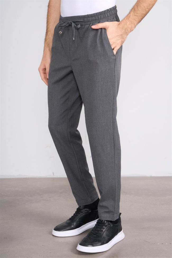 Erpant 16 Gri Erkek Venüs Jogger Poliviskon Pantolon