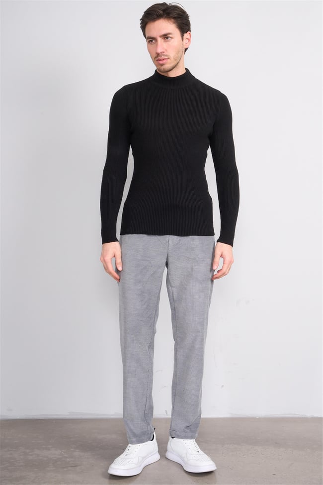 Erpant Normal Kalıp Gri Jogger Pantolon