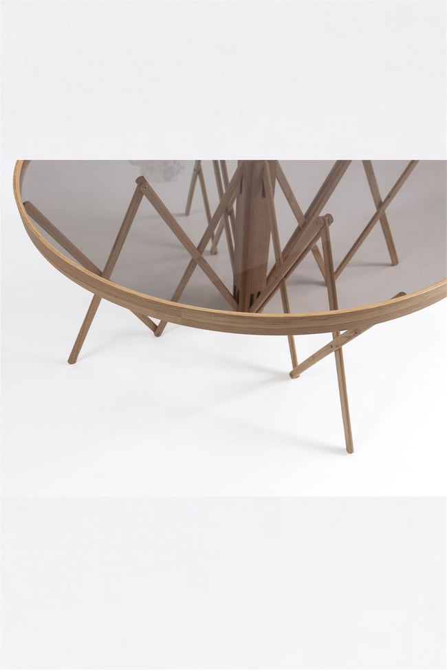 Eymense Akordion Meşe Orta Sehpa Ceviz