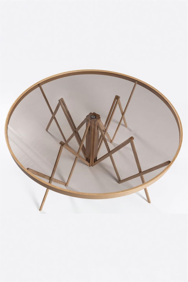 Eymense Akordion Meşe Orta Sehpa Ceviz