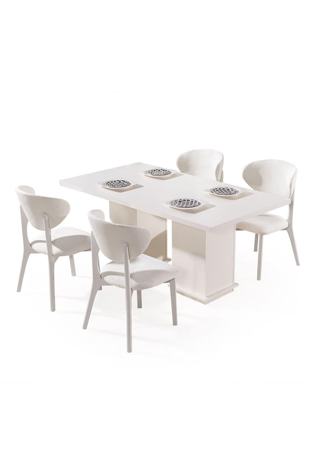 Eymense Elegance 6 Sandalyeli Yemek Masa Takımı
