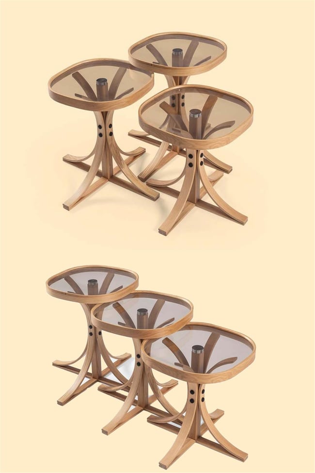 Eymense Mango Meşe Zigon Sehpa Meşe