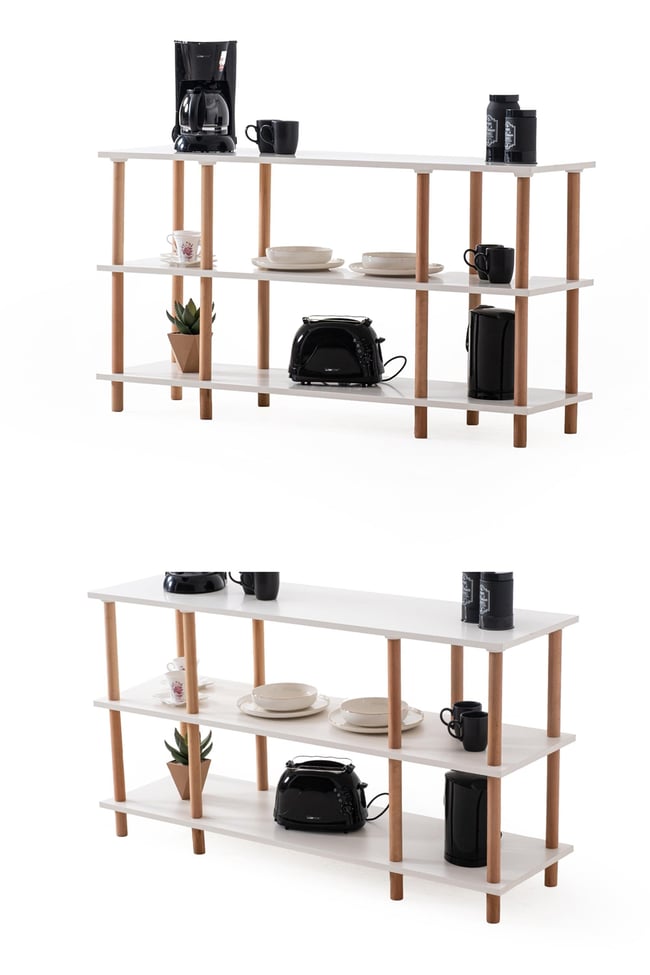 Eymense Pia Çok Amaçlı Konsol Beyaz