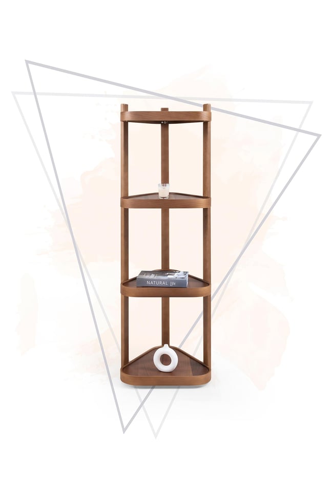 Eymense Polo Köşe Kitaplık