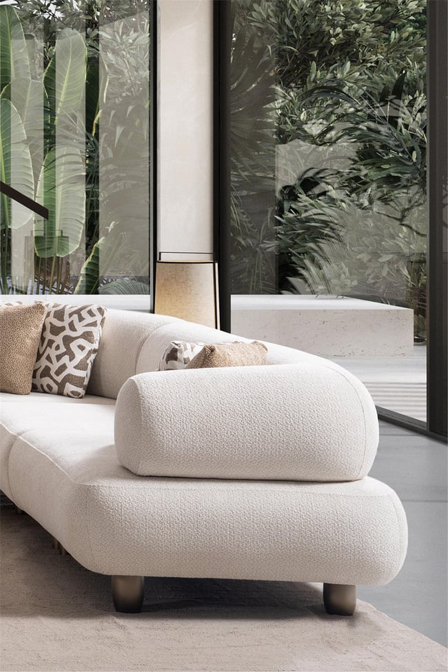 Eymense Solo Small Puflu Modüler Köşe Koltuk Takımı