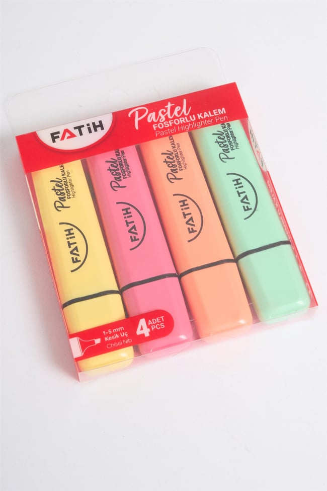 Fatıh Pastel Isaretleme Kalemı 4 Lu