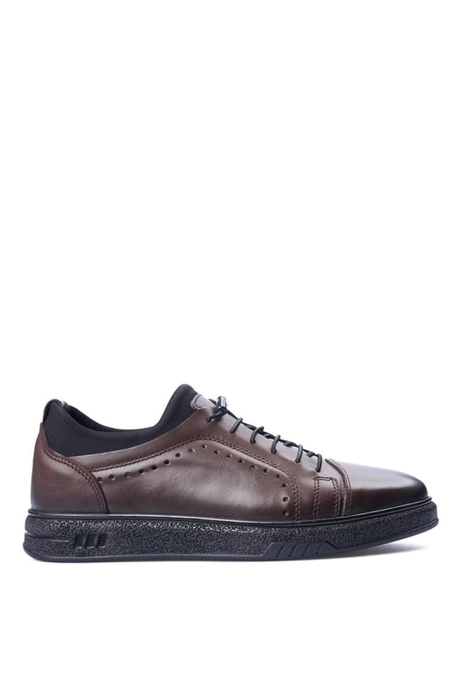Grand Royal 030 Kahverengi Erkek Deri Casual Ayakkabı