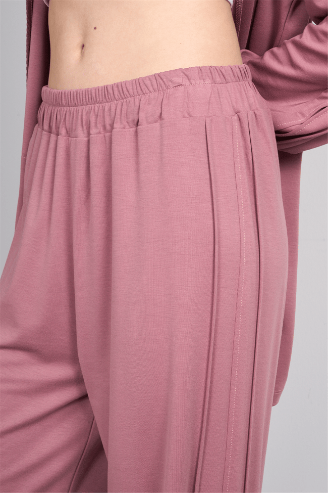 Hisset Y26 Tk2541 Gül Kurusu Kadın Melisa Pantolonlu İkili Takım 38-44