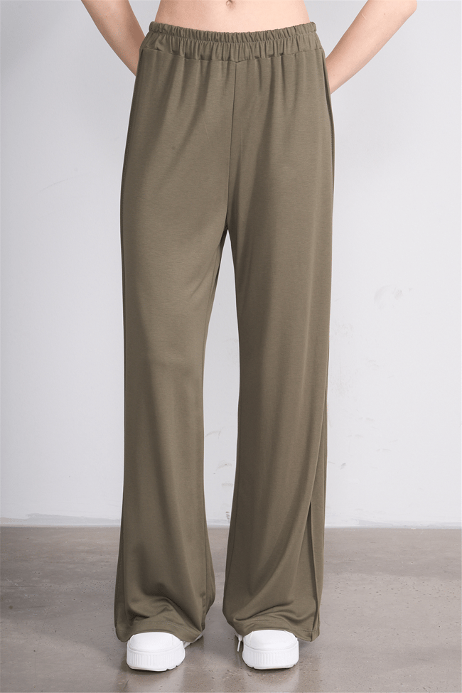 Hisset Y26 Tk2541 Haki Kadın Melisa Pantolonlu İkili Takım 38-44