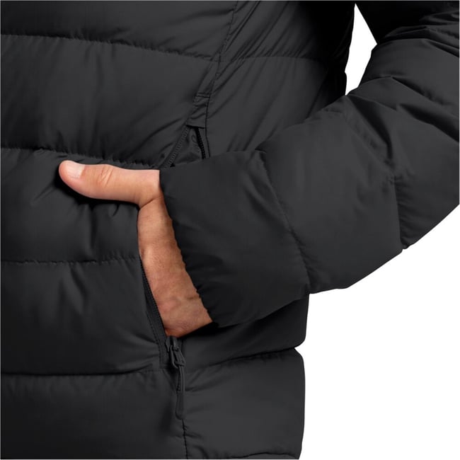 Jack Wolfskın 1207671-6000 Black Ather Down Hoody M Rds Erkek Outdoor Mont