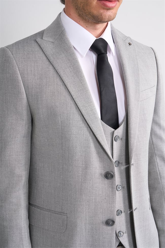 Kagi Vizon Erkek Pamuk Polyester Parma Yelekli Takım
