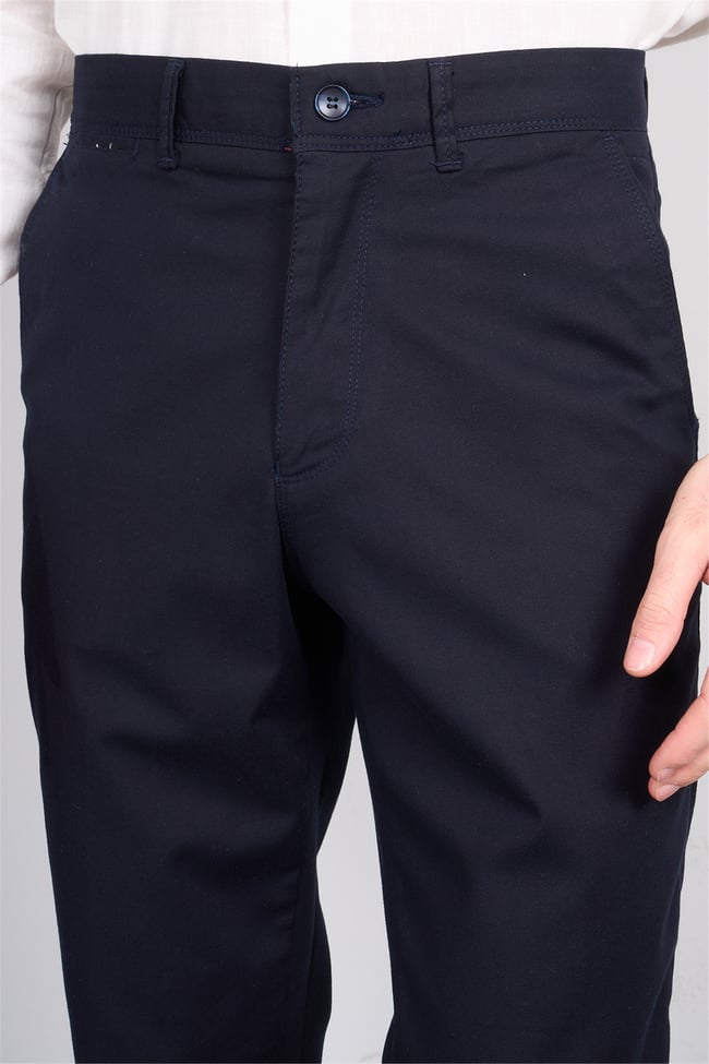 Kagi Y26 Cordoba Keten Pantolon Lacivert