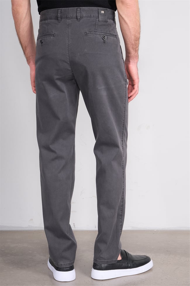Kagi Y26 Messına Keten Pantolon Füme